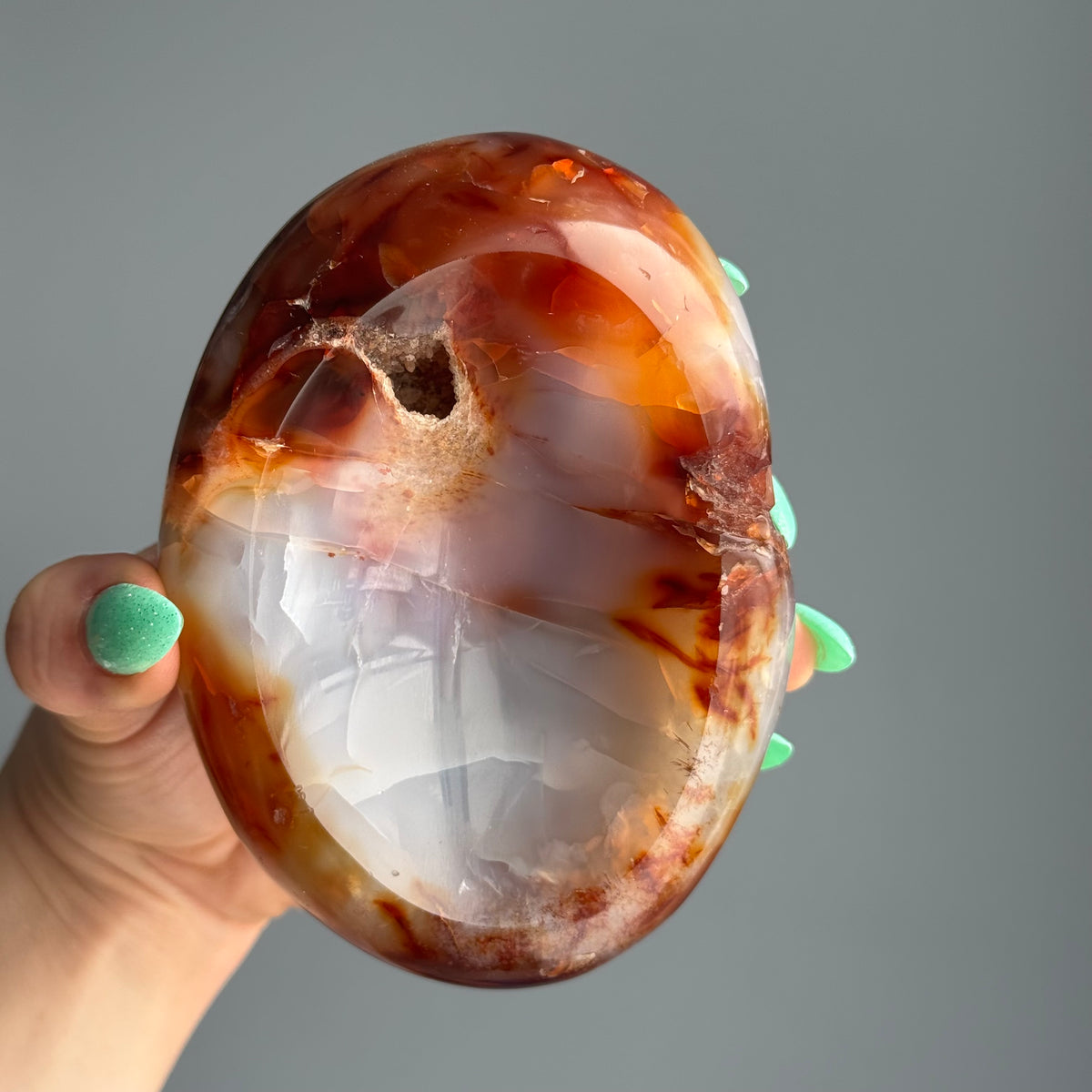 Carnelian Crystal Bowl Specimen – Wholehearted Crystal Creations