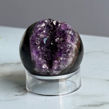 Amethyst Druzy Geode Sphere Specimen