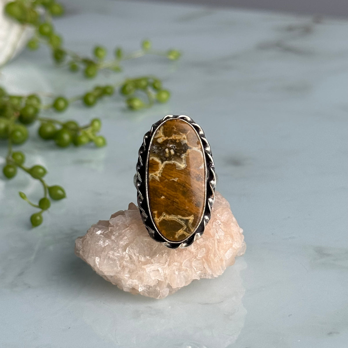 Ocean Jasper Crystal Ring – Wholehearted Crystal Creations