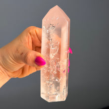 Pink Lithium Quartz (Rare) Crystal Tower Specimen PLQ#36