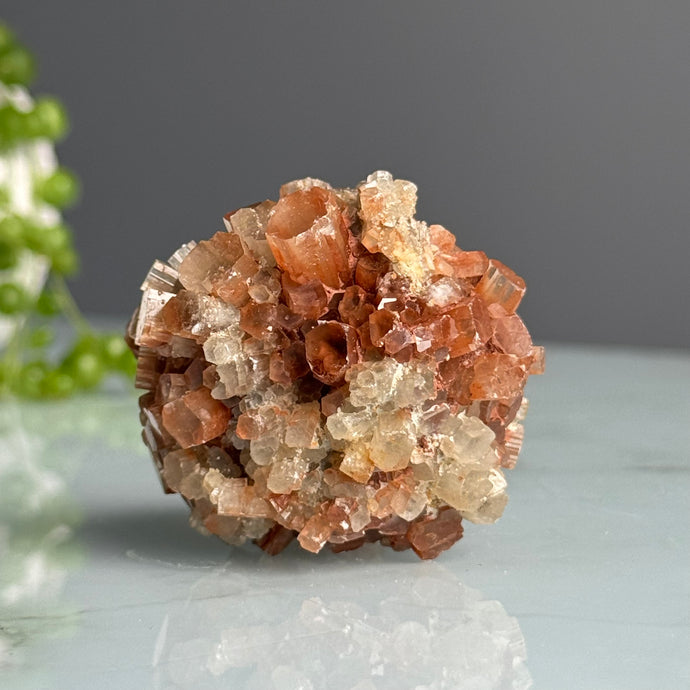 Red Aragonite Cluster (Sputnik) Specimen