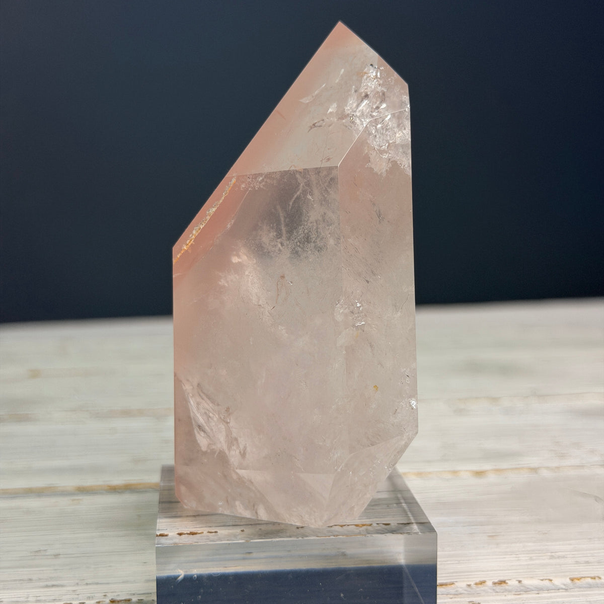 Pink Lithium Quartz (Rare) Crystal Tower Specimen PLQ#39 – Wholehearted Crystal Creations