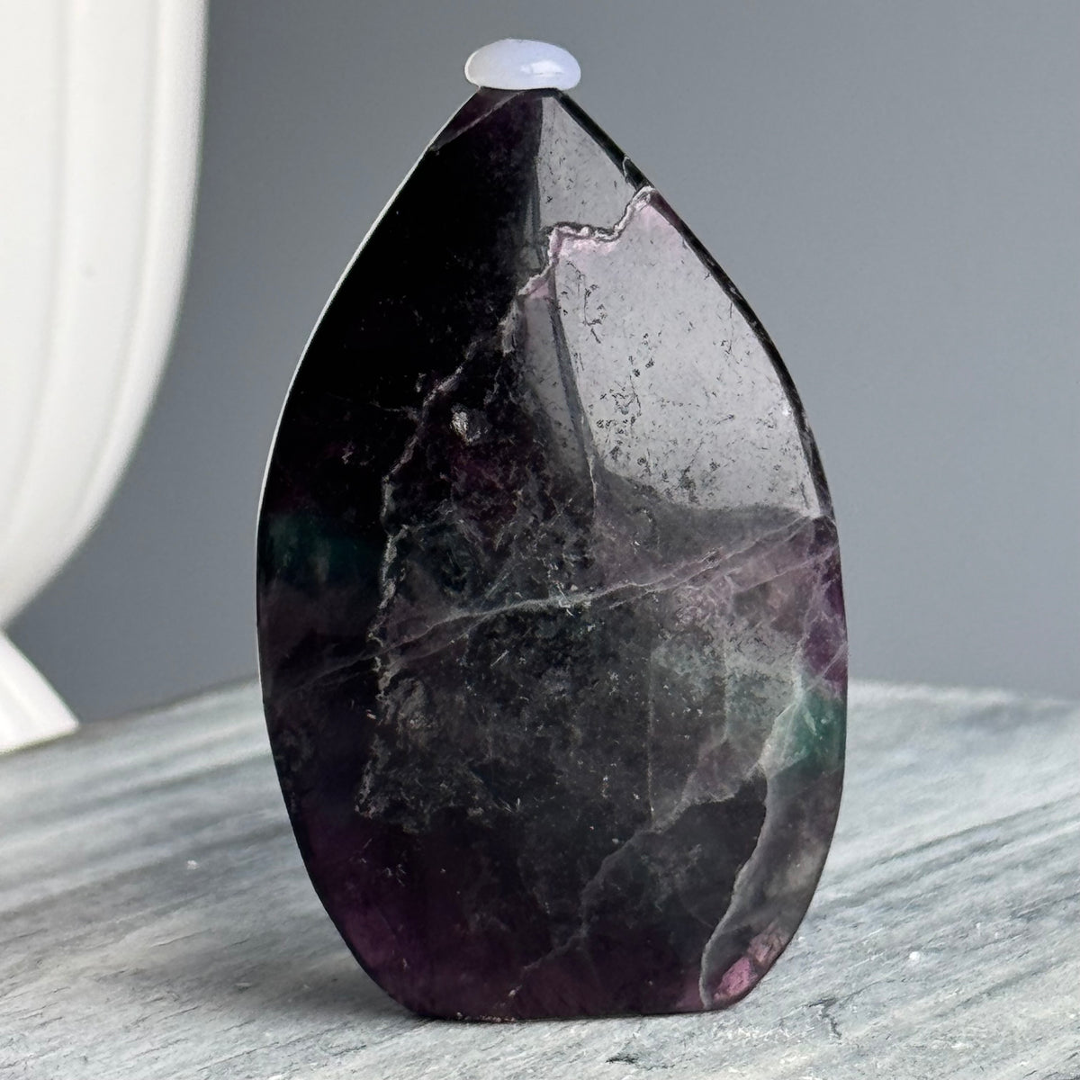 Rainbow Fluorite Flame Crystal Specimen – Wholehearted Crystal Creations