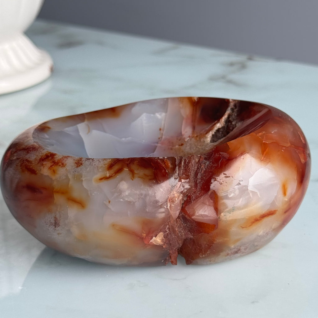Carnelian Crystal Bowl Specimen – Wholehearted Crystal Creations