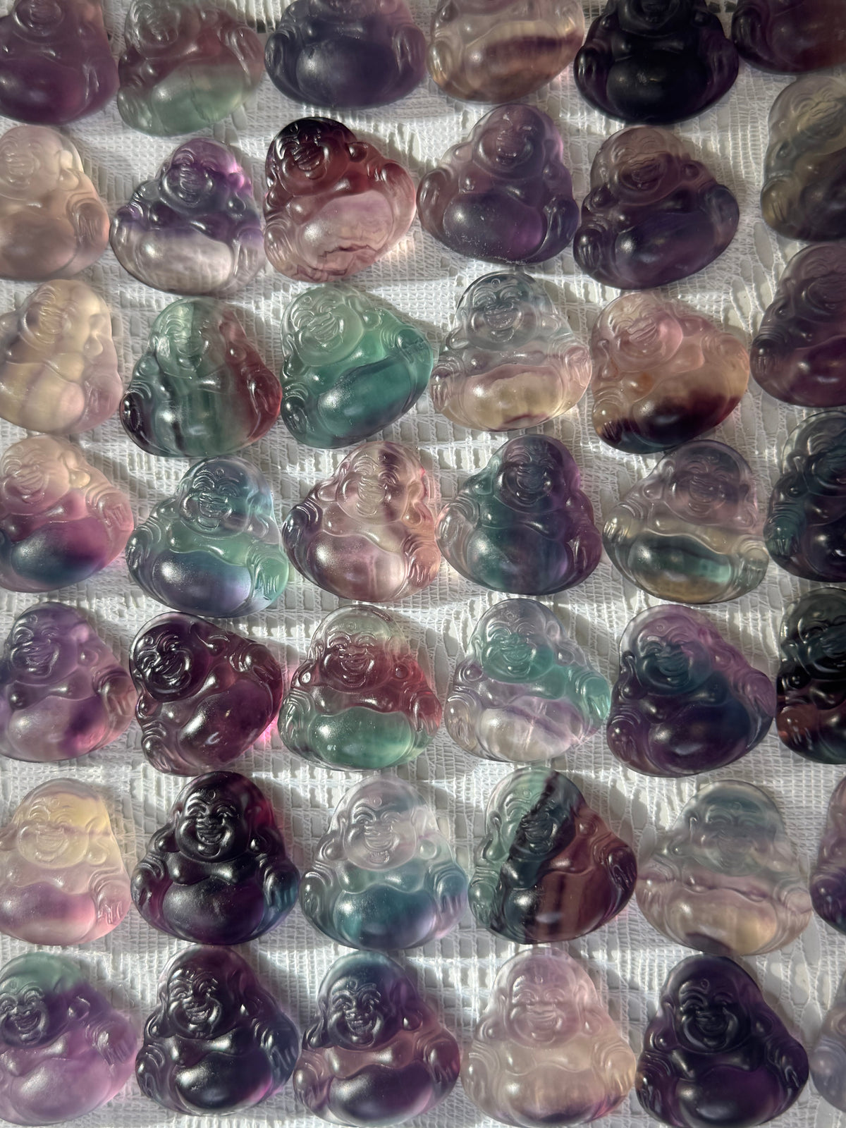 Buddha Fluorite Carving Crystal Specimen – Wholehearted Crystal Creations