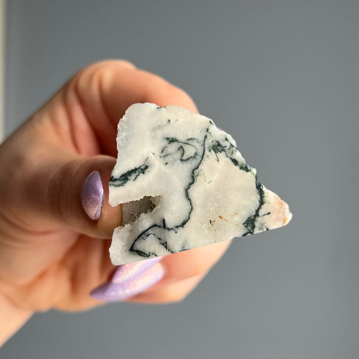 Moss Agate Raw Stone Specimen – Wholehearted Crystal Creations