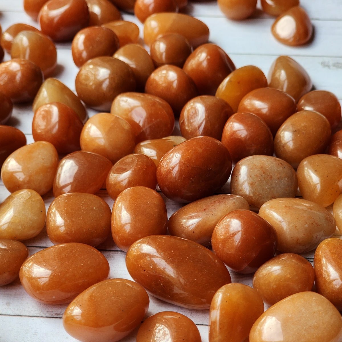 Orange Aventurine Tumbled Pocket Stone Crystal Specimen – Wholehearted Crystal Creations