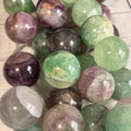 Rainbow Fluorite Palm Stone Specimen – Wholehearted Crystal Creations