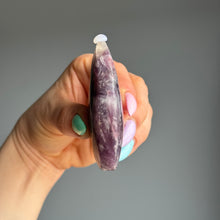 Lepidolite & Pink Tourmaline (Unicorn Stone) Flame Freeform
