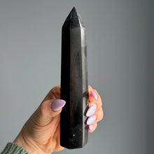 Black Tourmaline Tower Specimen