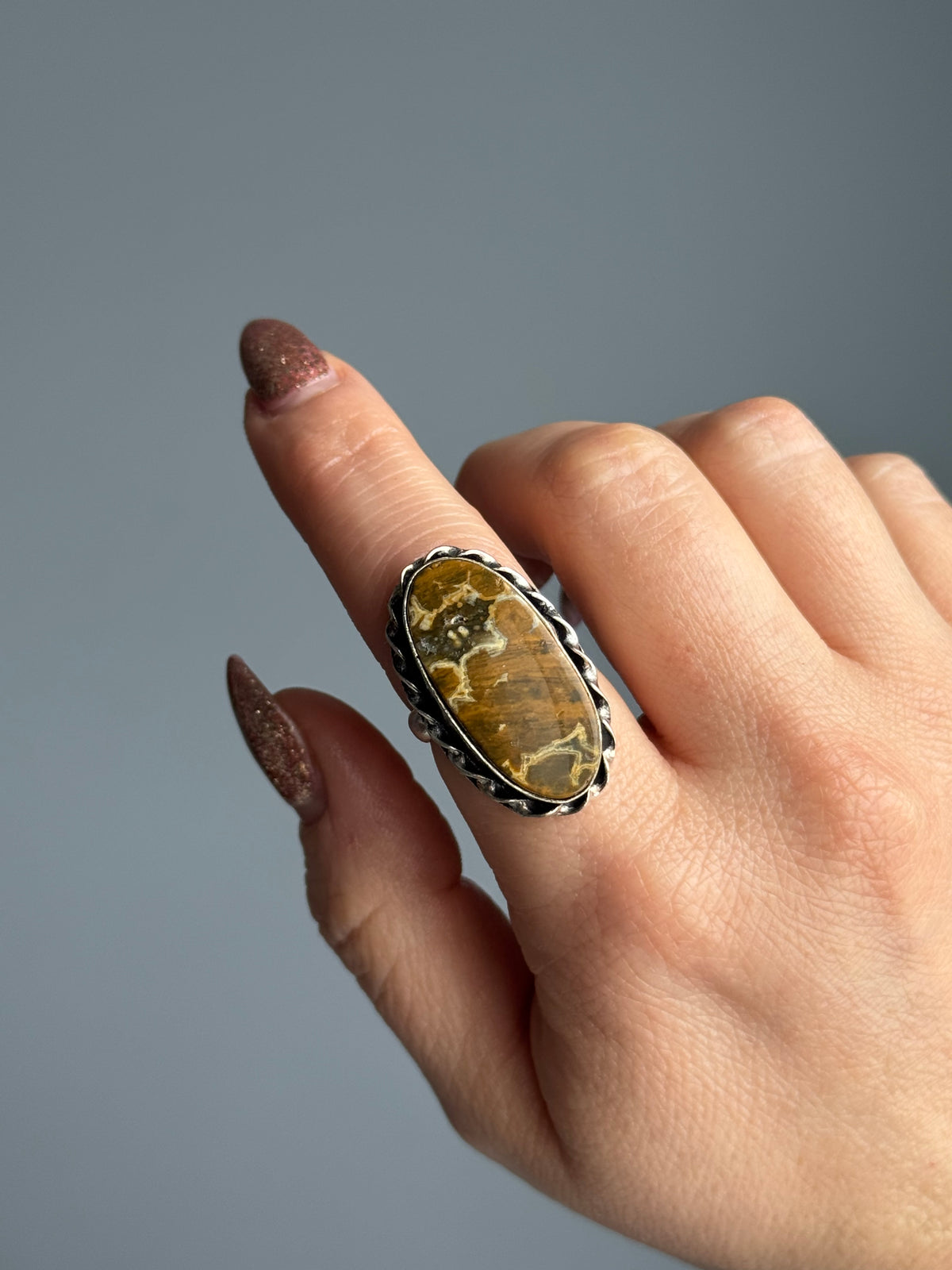 Ocean Jasper Crystal Ring – Wholehearted Crystal Creations