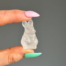 Clear Quartz Bunny Rabbit Carving Specimen