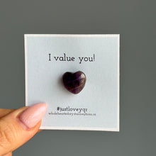 Valentine's Day Affirmation & Gratitude Heart Stone Set
