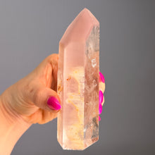 Pink Lithium Quartz (Rare) Crystal Tower Specimen PLQ#34