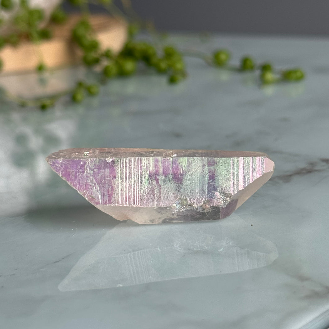 Angel Aura Quartz Crystal Specimen
