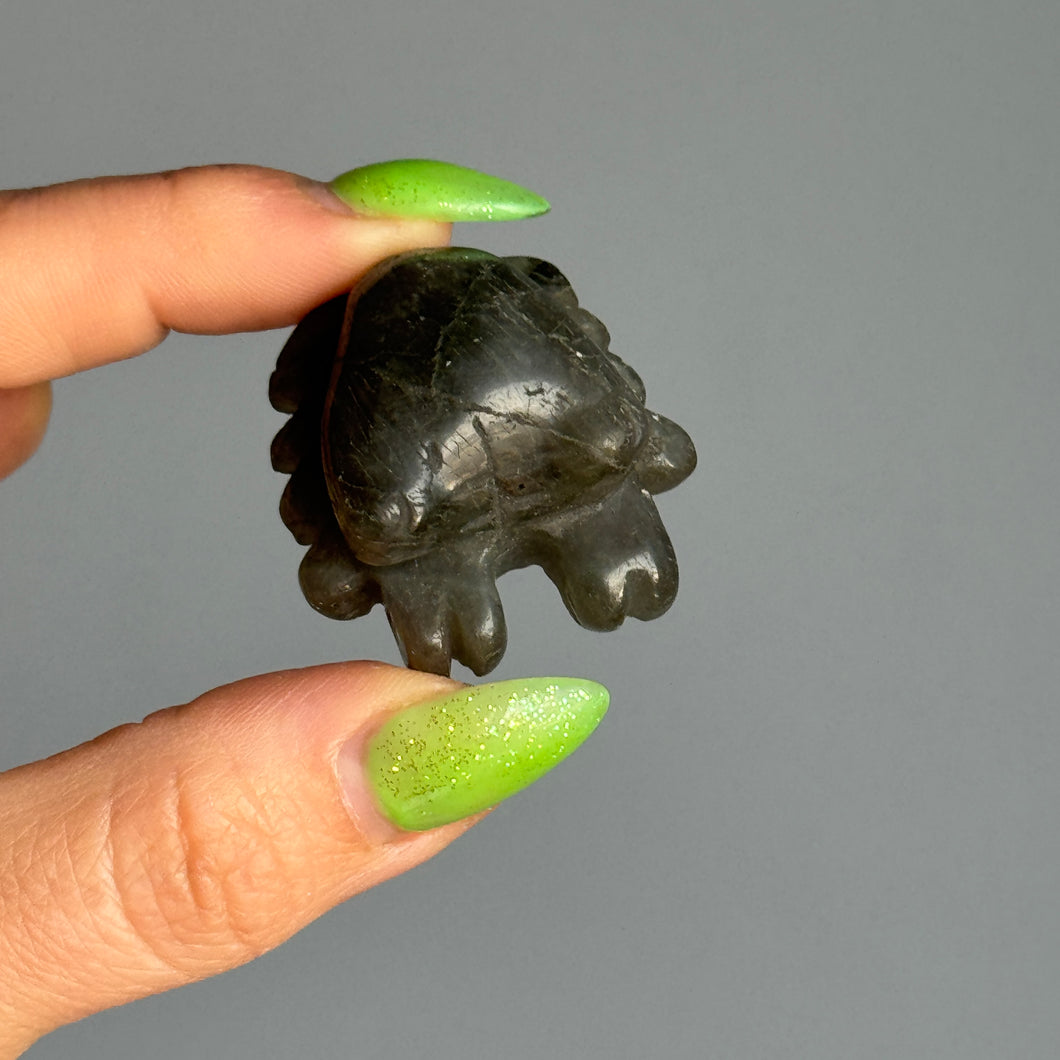 Labradorite Crab Carving Crystal Specimen LC12