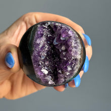 Amethyst Druzy Geode Sphere Specimen