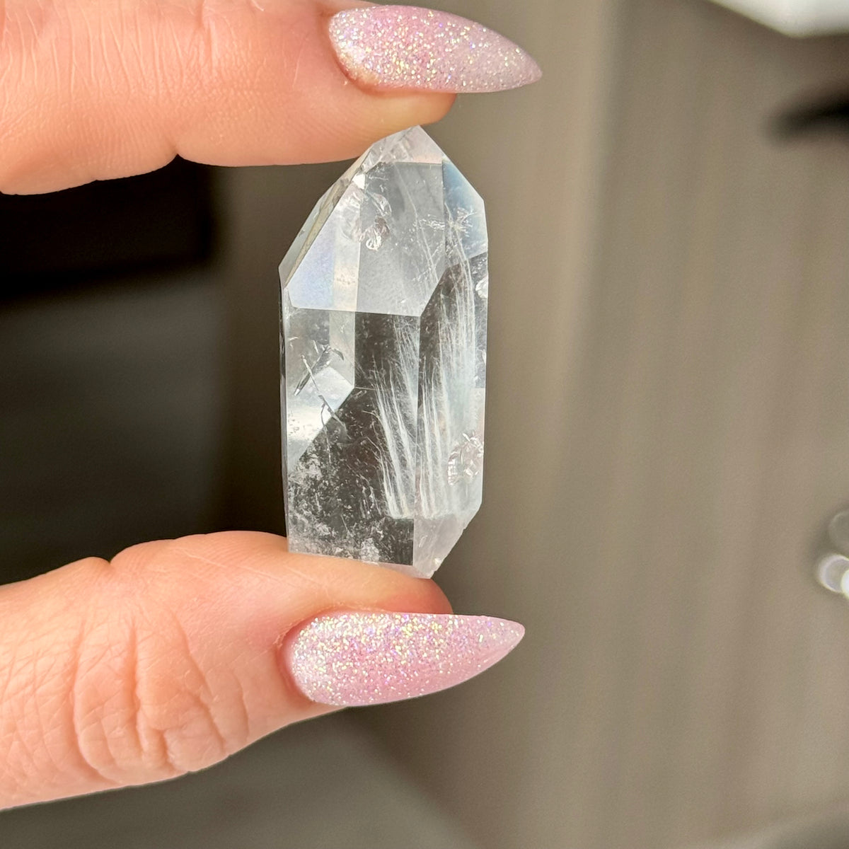 Blue Tara Quartz Crystal Specimen – Wholehearted Crystal Creations