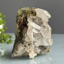Epidote + Chlorite in Quartz Specimen #7
