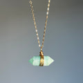 Blue Aragonite Caribbean Calcite DT Wire Wrapped Crystal Necklace – Wholehearted Crystal Creations