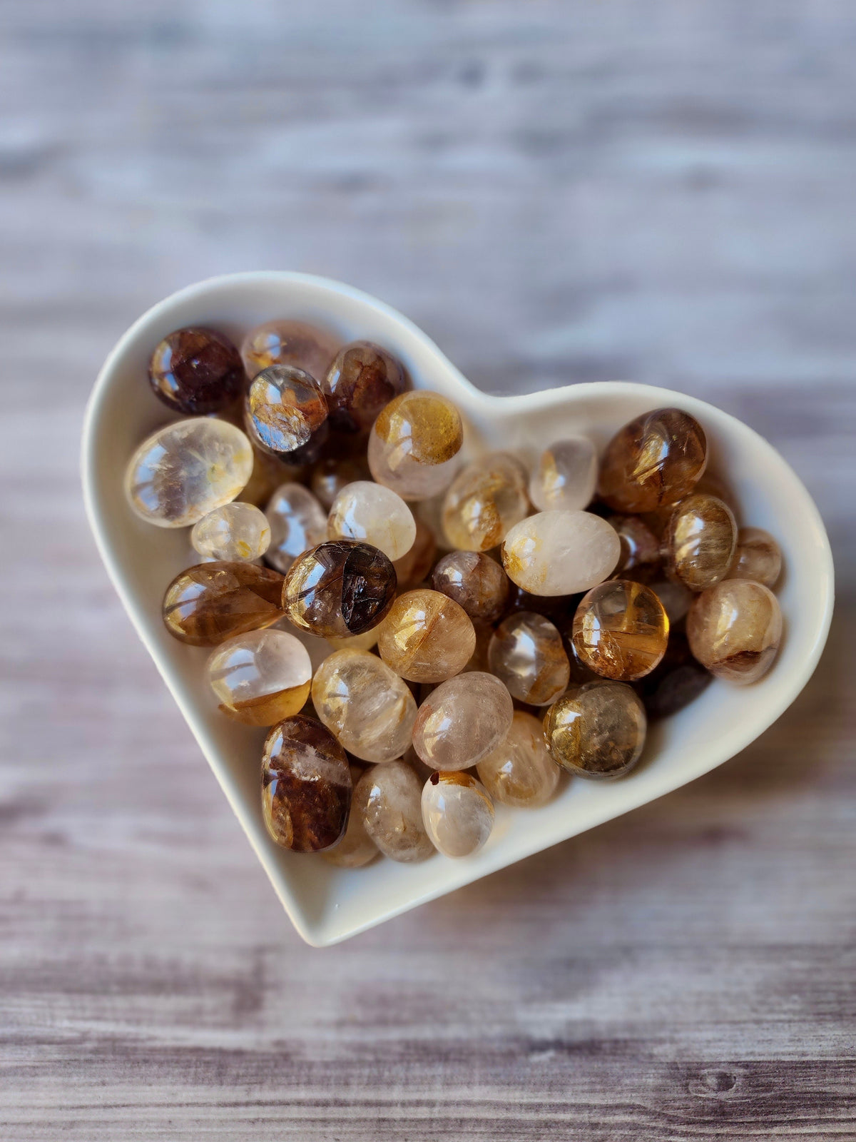Golden Healer Quartz Tumbled Pocket Stone Specimen – Wholehearted Crystal Creations