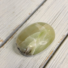 Green (Fingerprint) Calcite Palm Stone Specimen