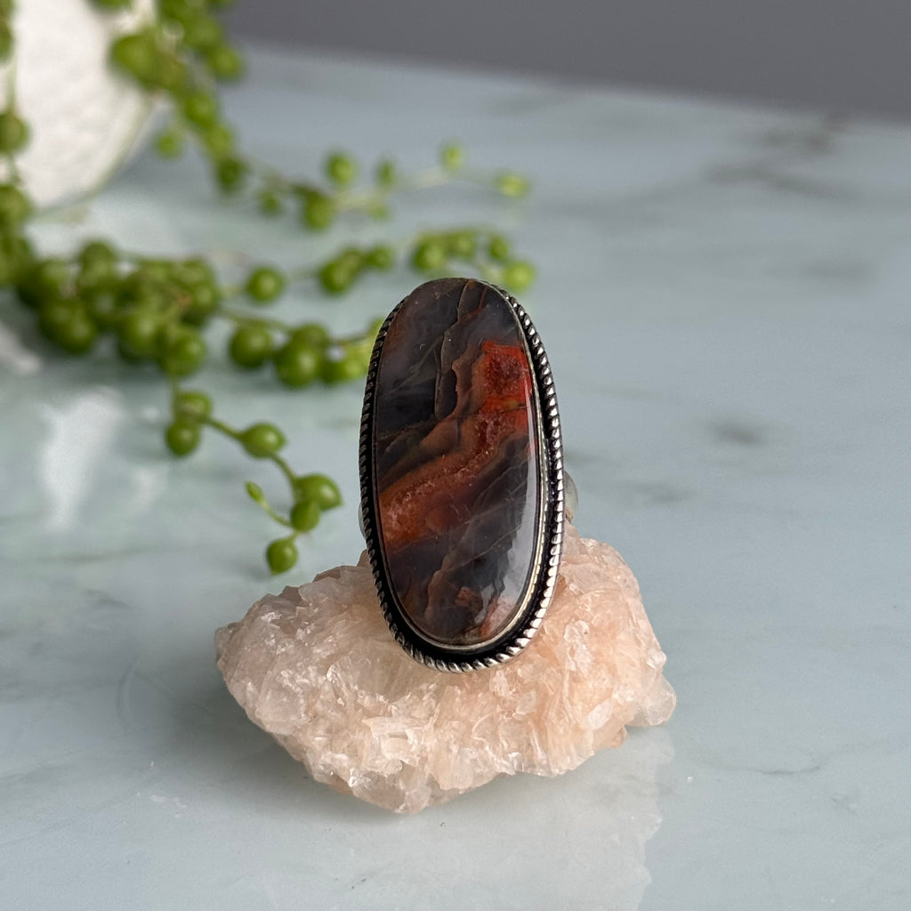 Bloodstone Crystal Ring – Wholehearted Crystal Creations