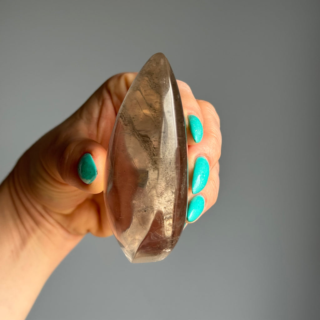 Smoky Quartz Flame Crystal Specimen – Wholehearted Crystal Creations