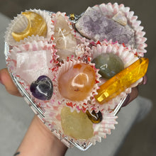 Heart Box of Crystals / Valentines Day / Love Day