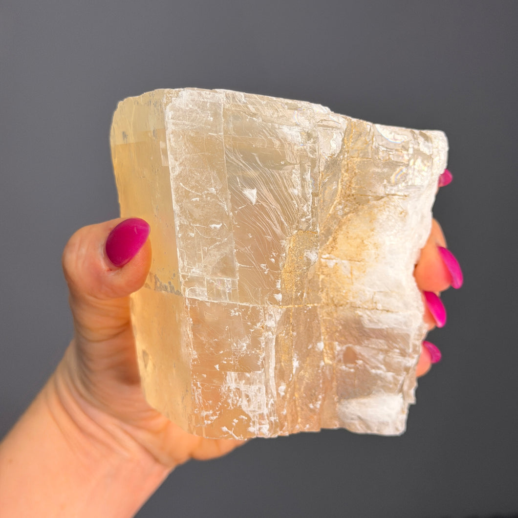 Calcite (Optical) Raw Crystal Specimen
