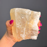 Calcite (Optical) Raw Crystal Specimen – Wholehearted Crystal Creations