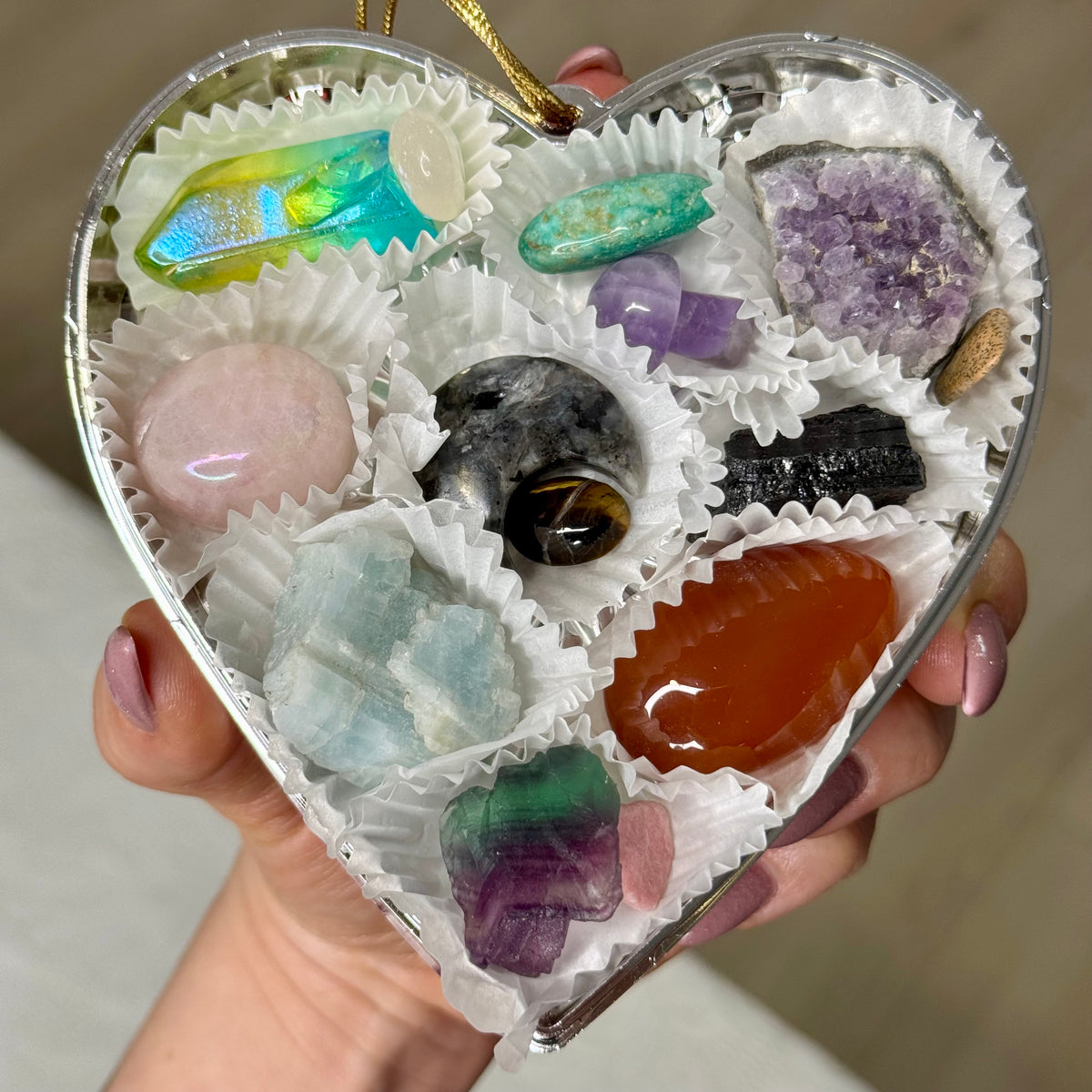 Heart Box of Crystals Valentine's Day Gift – Wholehearted Crystal Creations