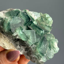 Green Cubic Fluorite Raw Crystal Specimen
