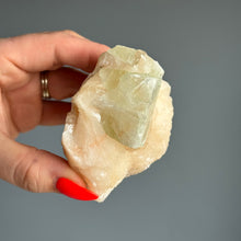 Green Apophyllite & Peach Stilbite Specimen