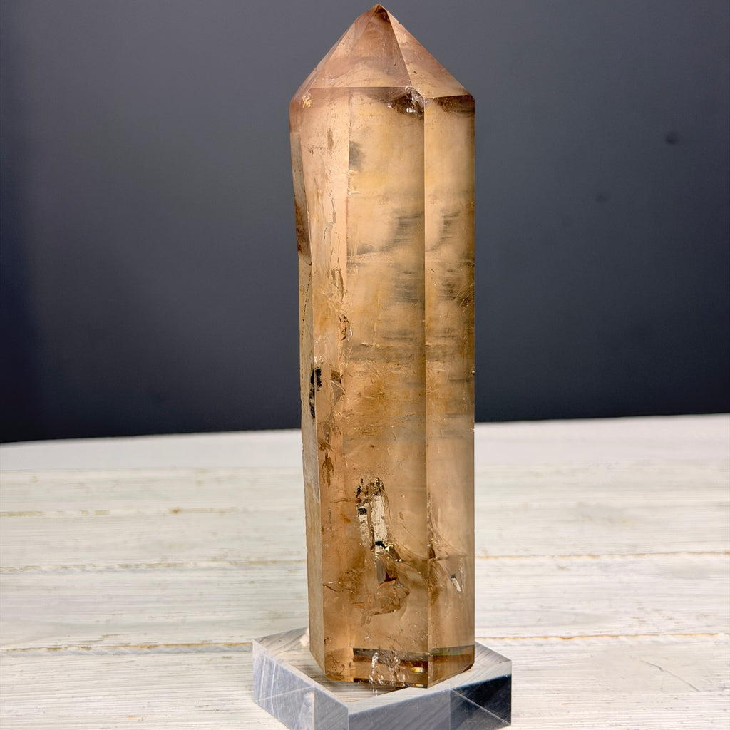 Pink Lithium Quartz (Rare) Crystal Tower Specimen PLQ#32 – Wholehearted Crystal Creations