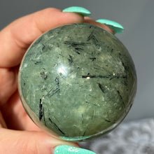 Prehnite with Epidote Polished Sphere Specimen (PS60)