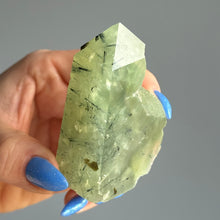 Prehnite with Epidote Crystal Tower Specimen – Wholehearted Crystal Creations