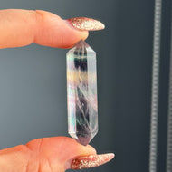 Rainbow Fluorite Double Terminated Crystal Specimen – Wholehearted Crystal Creations