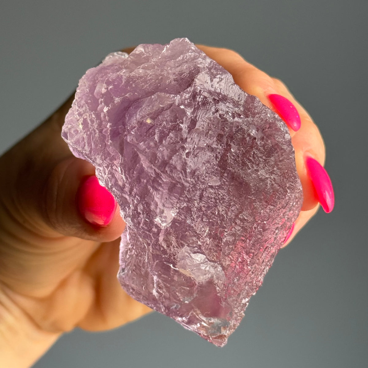 Etched Lavender Fluorite Crystal Specimen – Wholehearted Crystal Creations