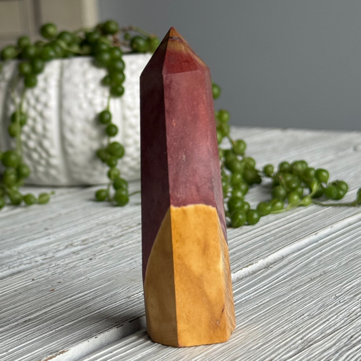 Mookaite Jasper Tower Specimen – Wholehearted Crystal Creations