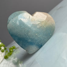 Trolleite Heart Carving Palm Stone Specimen