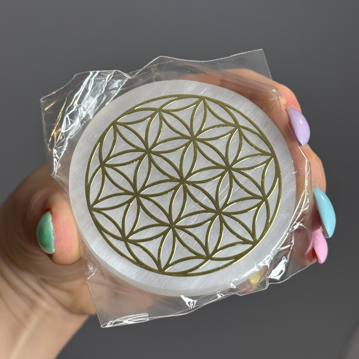 Selenite Cleansing + Charging Plate Disc