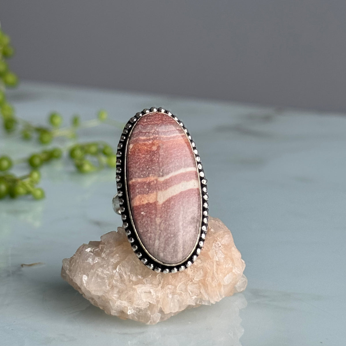 Scenic Jasper Crystal Ring – Wholehearted Crystal Creations