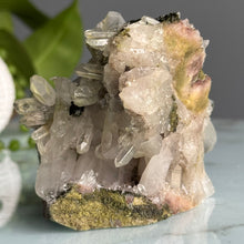 Epidote + Chlorite in Quartz Specimen #13