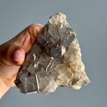 Fluorite (Grey Cubic) Raw Crystal Specimen