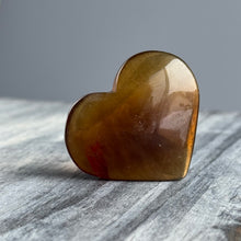 Yellow Fluorite Heart Carving Specimen