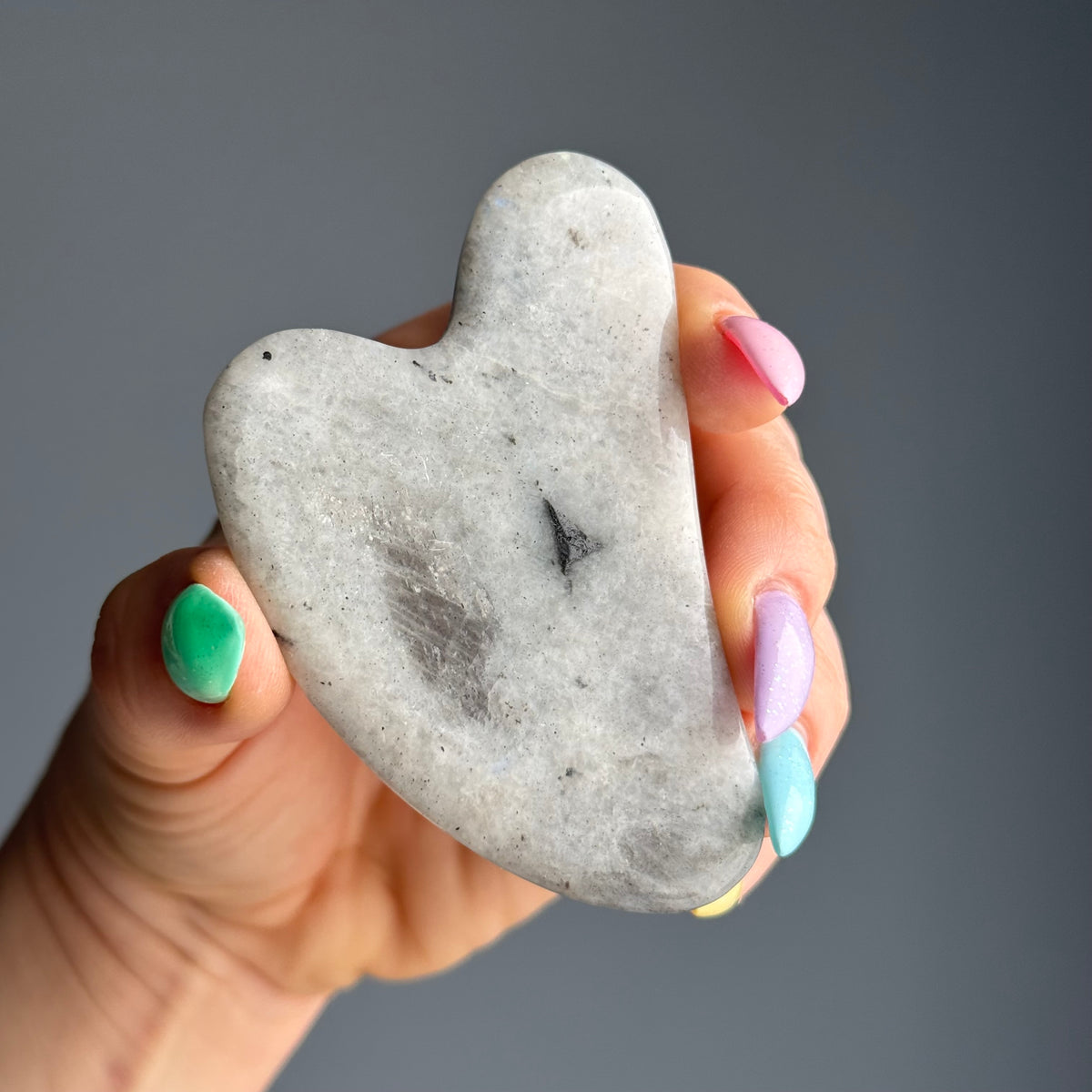 Rainbow Moonstone Gua Sha Tool – Wholehearted Crystal Creations