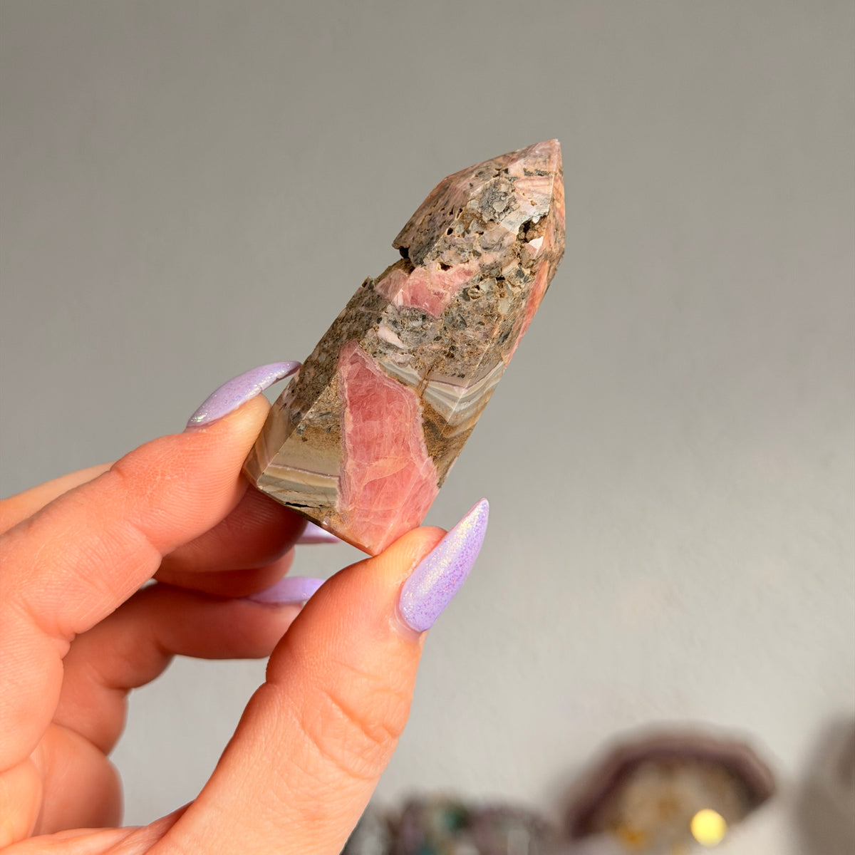 Rhodochrosite Tower Specimen (01)