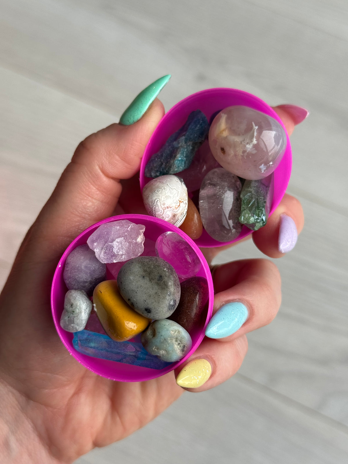 Crystal-Filled Easter Egg Scoopz – Wholehearted Crystal Creations