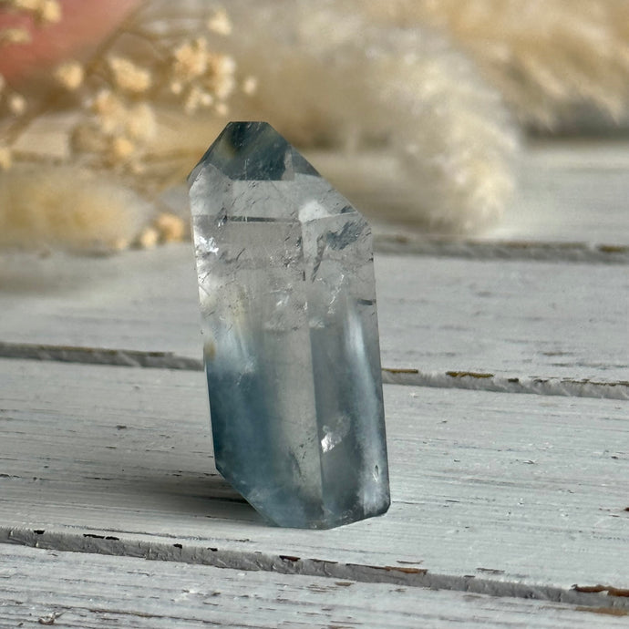 Blue Tara Quartz Crystal Specimen – Wholehearted Crystal Creations